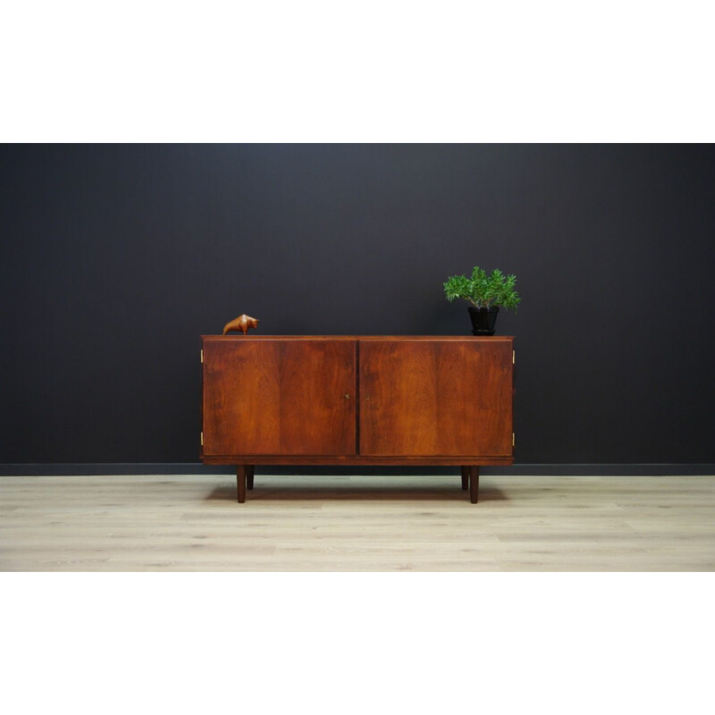 Vintage Scandinavian small sideboard in rosewood