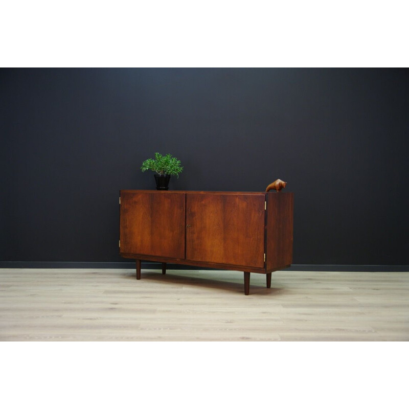 Vintage Scandinavian small sideboard in rosewood