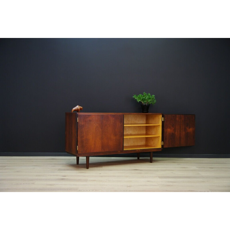 Vintage Scandinavian small sideboard in rosewood