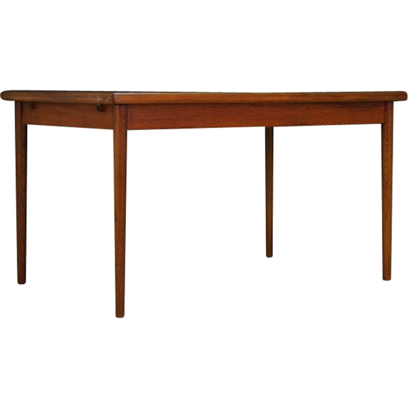 Vintage Danish design dining table in teak