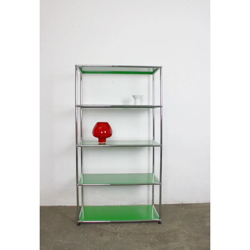 Vintage green shelf by USM Haller