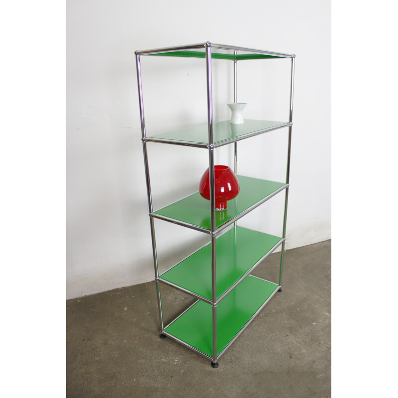 Vintage green shelf by USM Haller