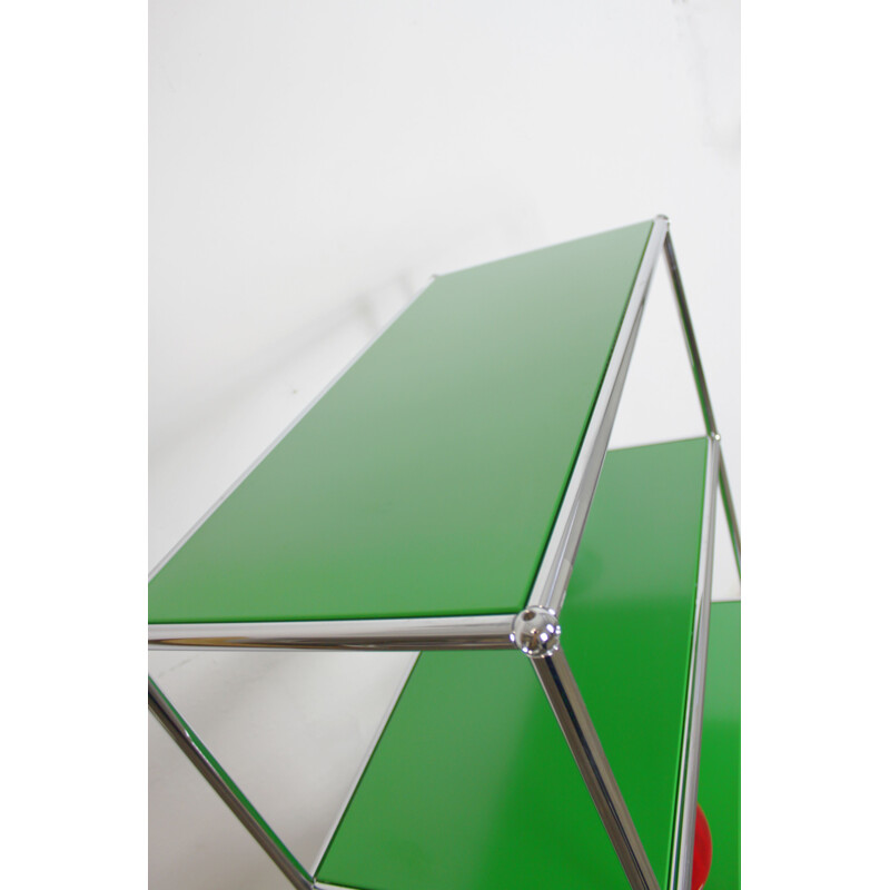 Vintage green shelf by USM Haller