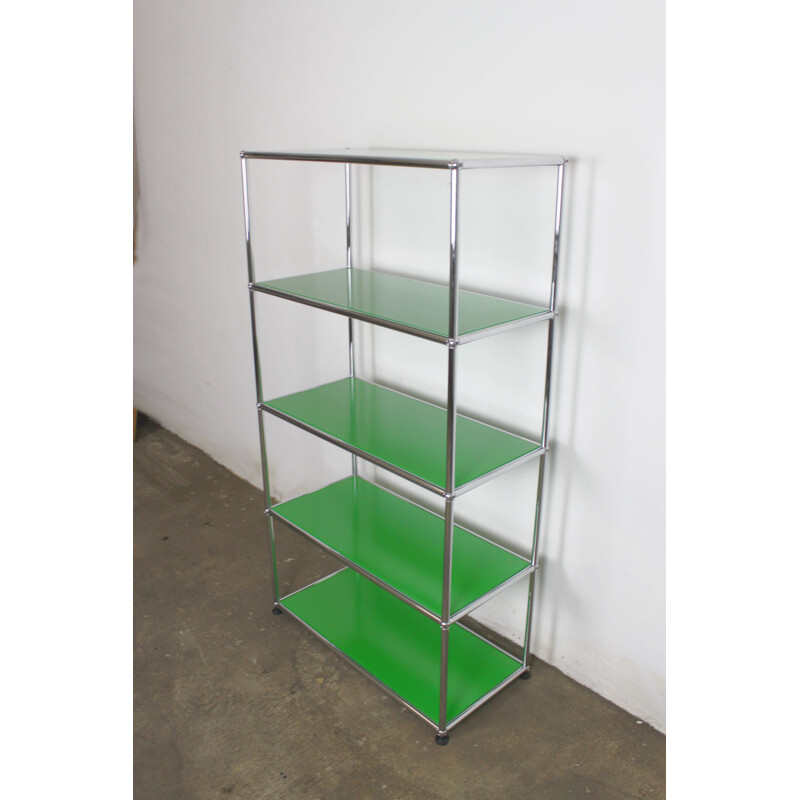 Vintage green shelf by USM Haller