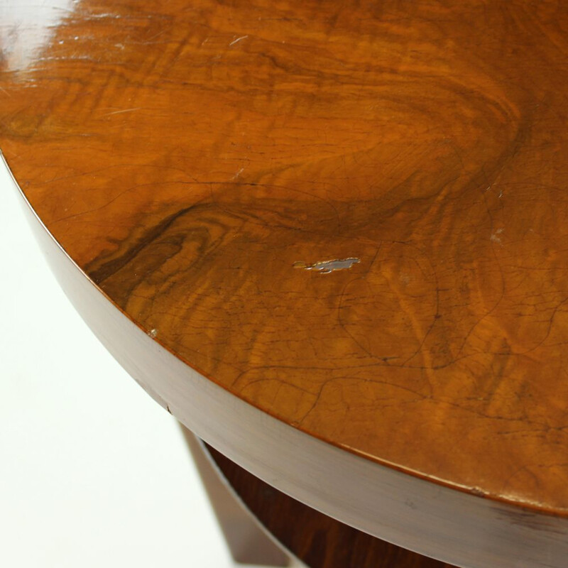 Vintage side table by Jindrich Halabala in walnut