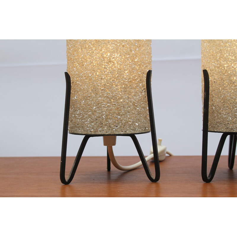 Vintage tripod table lamps 1950s