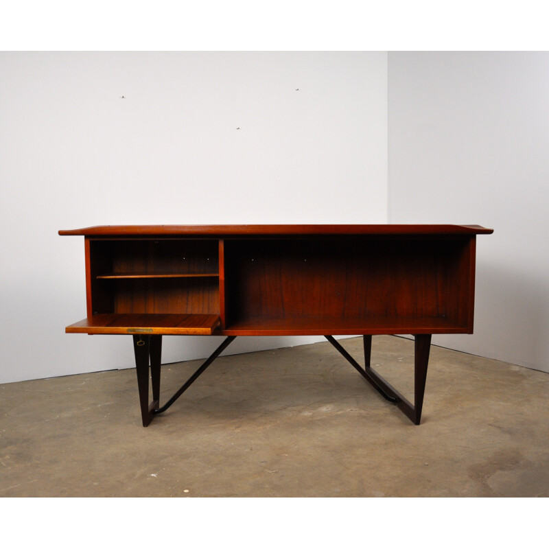 Bureau en Teck vintage par Peter Løvig Nielsen pour Løvig,1960