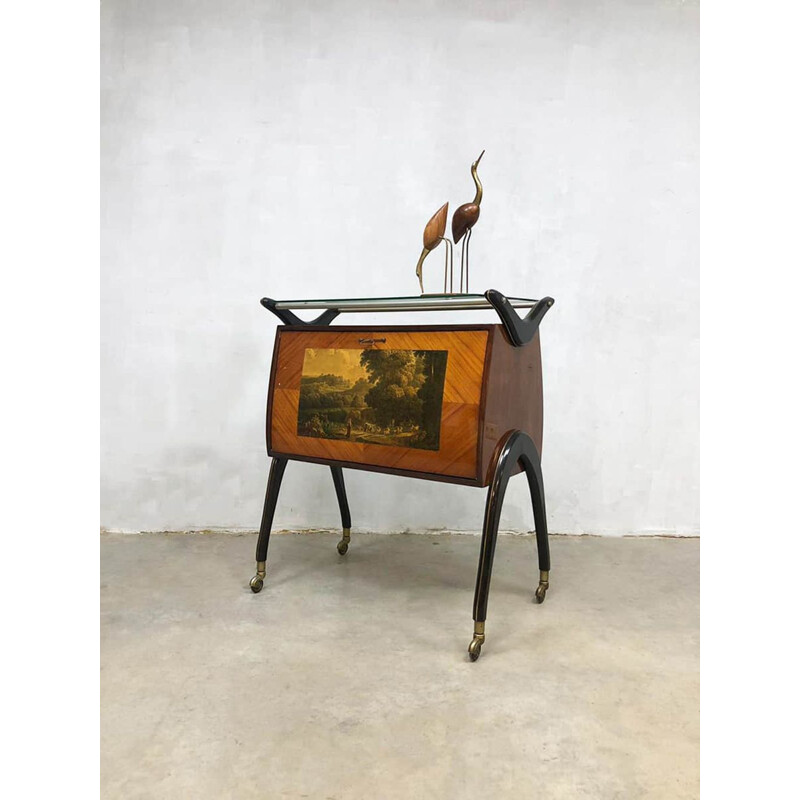 Italian vintage design Liquor Cabinet 1950