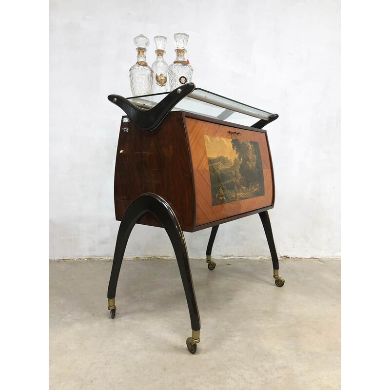 Italian vintage design Liquor Cabinet 1950