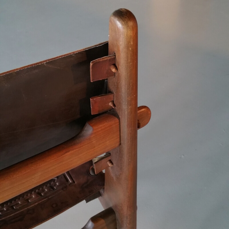 Suite de 6 chaises à repas vintage par Angel Pazmino pour Meubles de Estilo