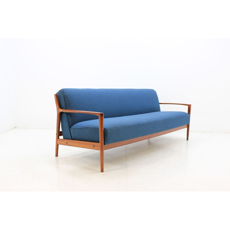 Vintage Danish 3-seater sofa in teak