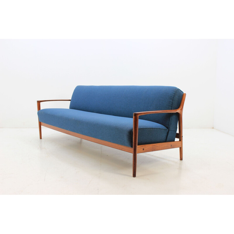 Vintage Danish 3-seater sofa in teak