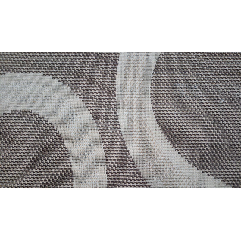Rechthoekig vintage tapijt van polyacrylwol en lussen van zijdegaren