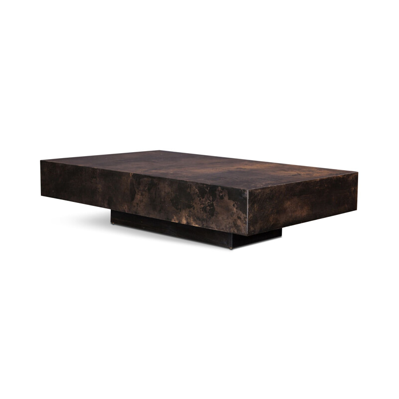 Vintage large coffee table by Aldo Tura