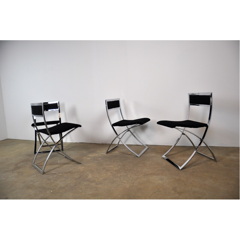 Set of 4 vintage chairs Luisa by Marcello Cuneo