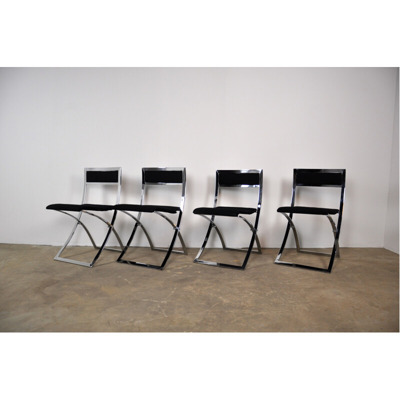 Set of 4 vintage chairs Luisa by Marcello Cuneo