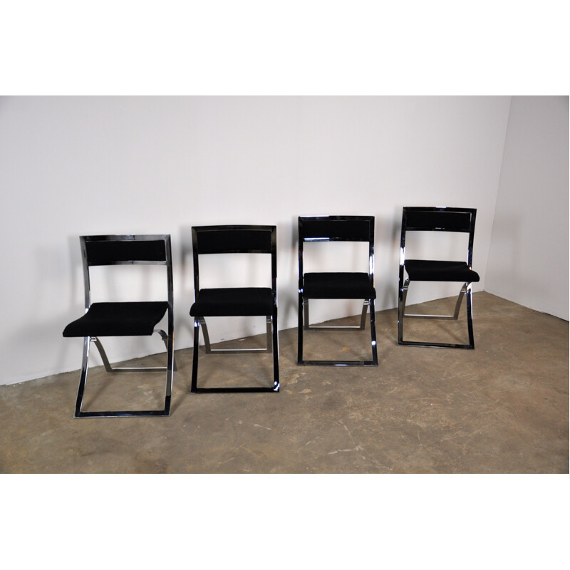 Set of 4 vintage chairs Luisa by Marcello Cuneo