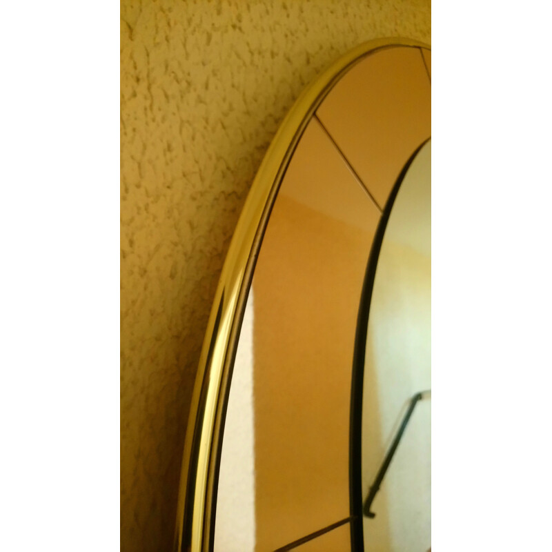 Très grand miroir de sol italien vintage