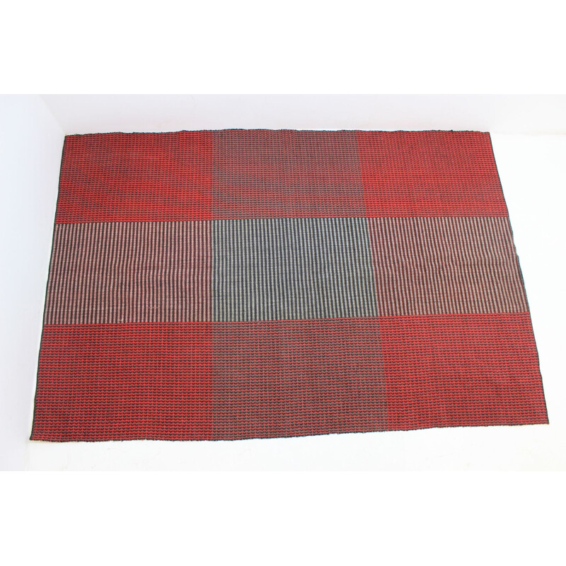 Vintage geometric carpet by Antonín Kybal