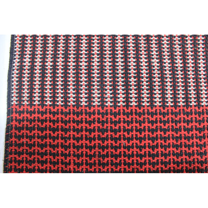 Vintage geometric carpet by Antonín Kybal