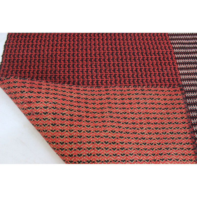 Vintage geometric carpet by Antonín Kybal