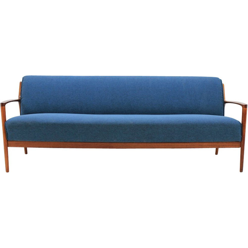 Vintage Danish 3-seater sofa in teak