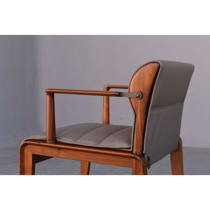 Set of 4 INA armchairs by Chi Wing Lo for Giorgetti