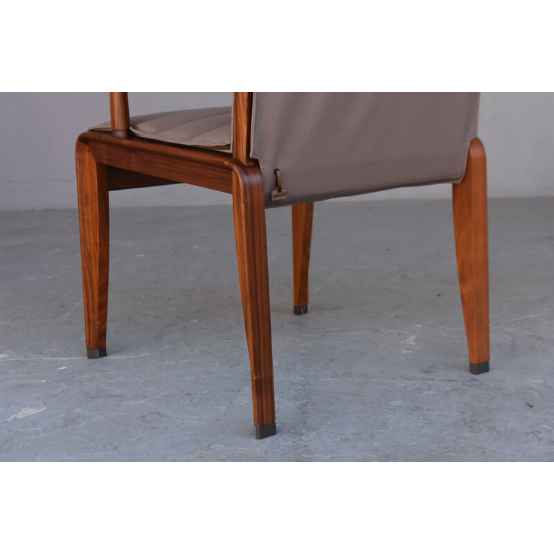 Suite de 4 fauteuils INA par Chi Wing Lo pour Giorgetti