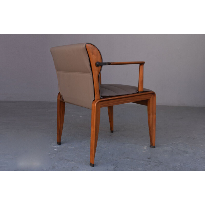 Set of 4 INA armchairs by Chi Wing Lo for Giorgetti