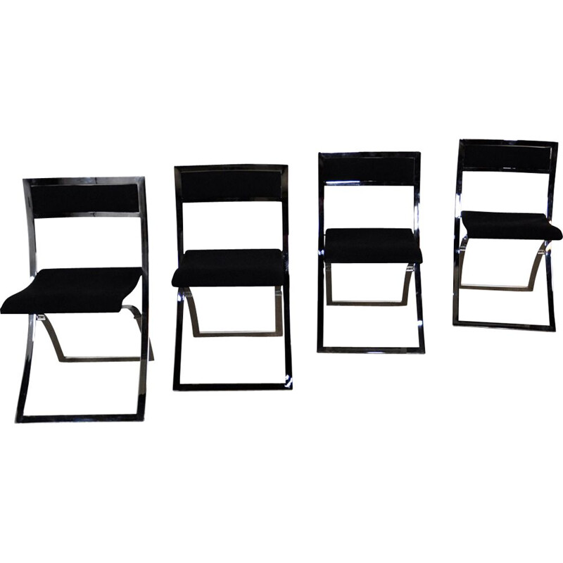 Set of 4 vintage chairs Luisa by Marcello Cuneo