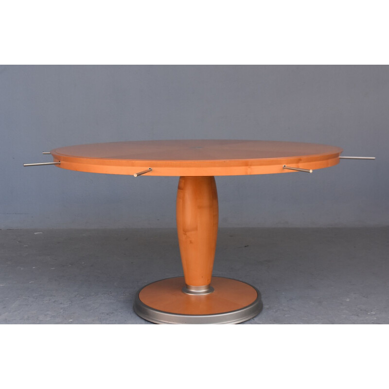 Vintage dining table in maple by Chi Wing Lo