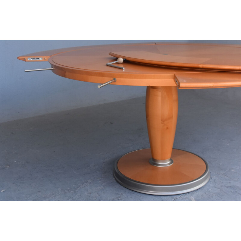 Vintage dining table in maple by Chi Wing Lo