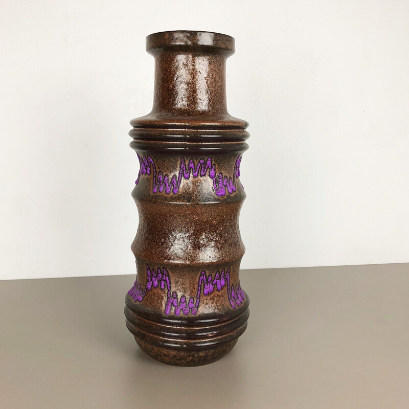 Vase allemand vintage en céramique par Scheurich