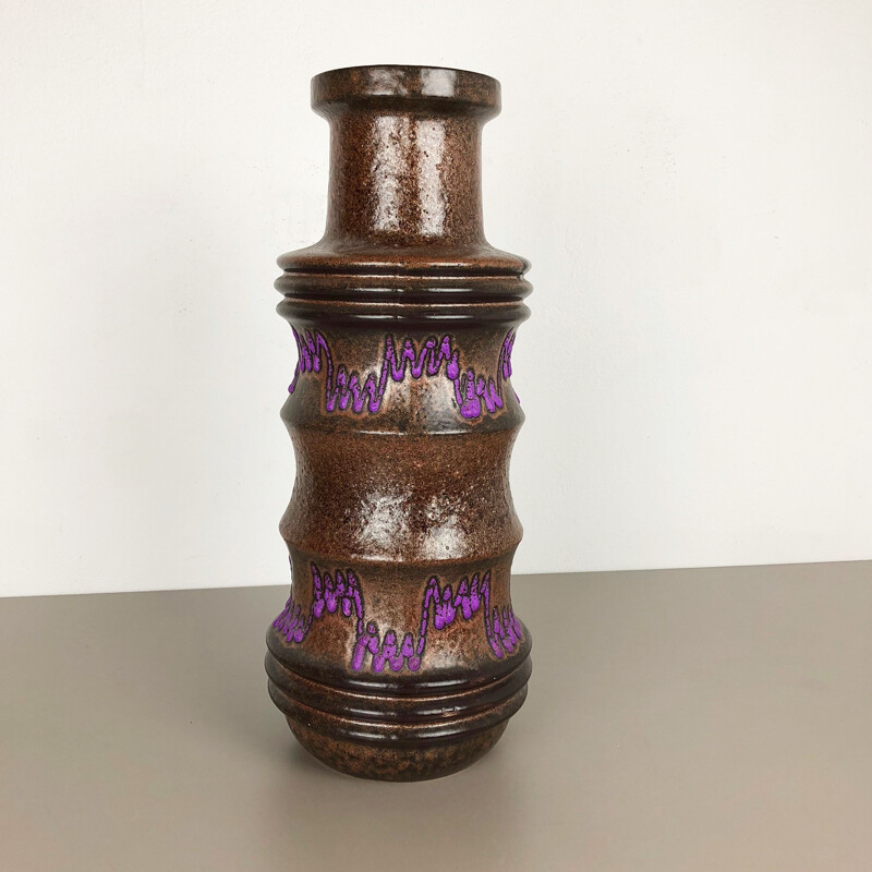 Vintage German vase in ceramic by Scheurich