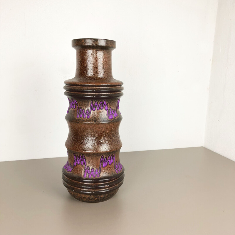 Vase allemand vintage en céramique par Scheurich