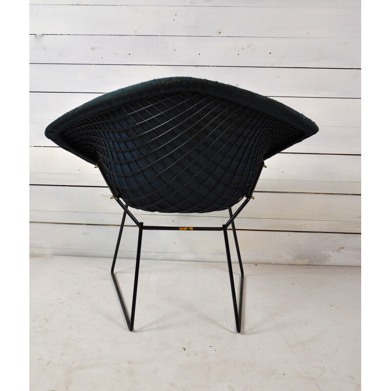 Vintage Blue Diamond armchair by Harry Bertoia for Knoll