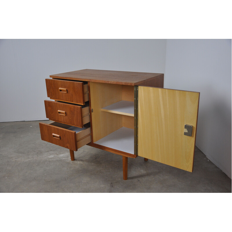 Small vintage sideboard in teak 1970