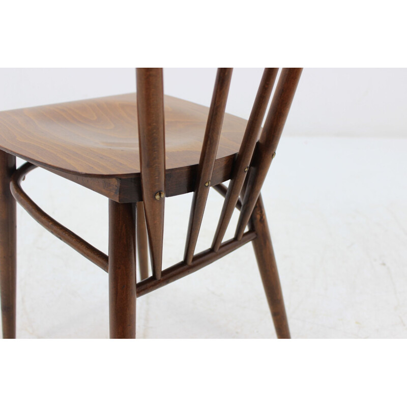 Set of 4 TATRA Czechoslovakia Dining Chairs 1960