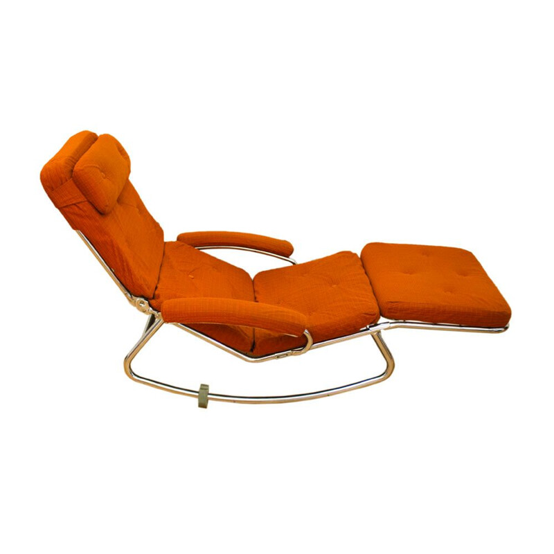 Vintage adjustable removable LAMA chaise longue 1970s