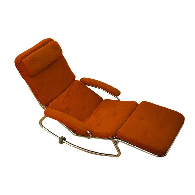 Vintage adjustable removable LAMA chaise longue 1970s