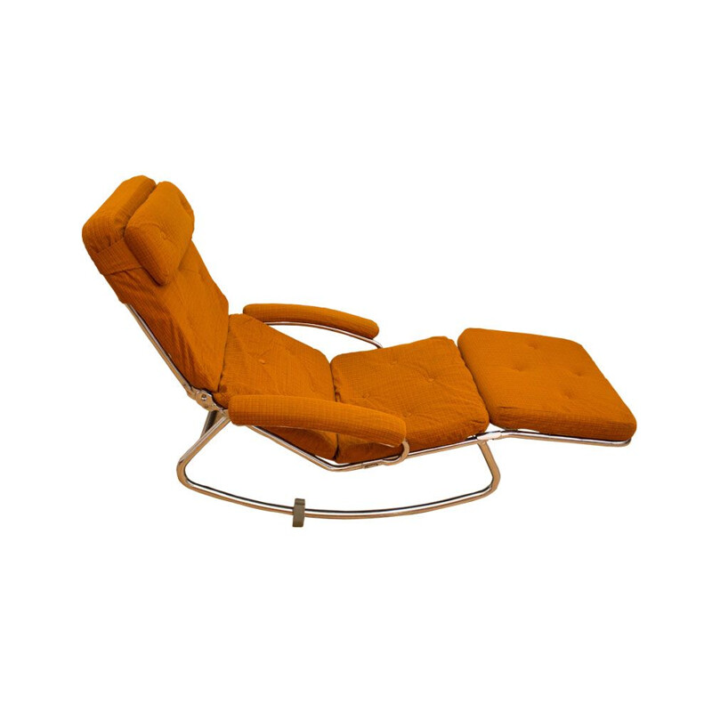 Chaise longue vintage LAMA ajustable et amovible 1970