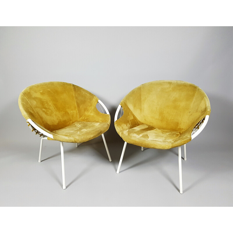 2er-Set Vintage-Lounge-Sessel für Lusch