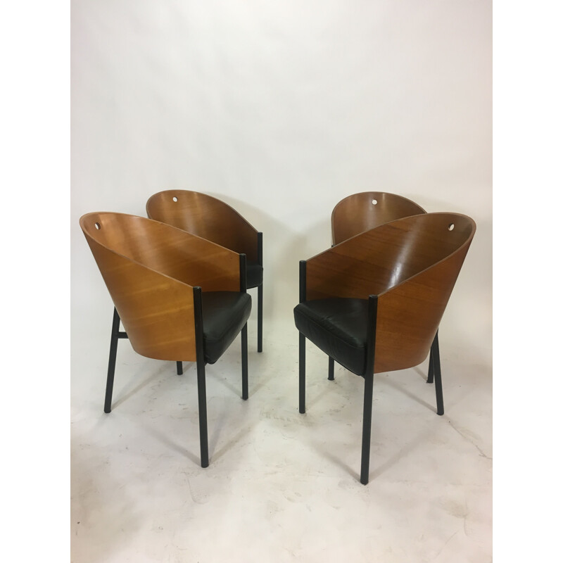 Vintage set of 4 chairs Costes by Philippe Starck for Driade