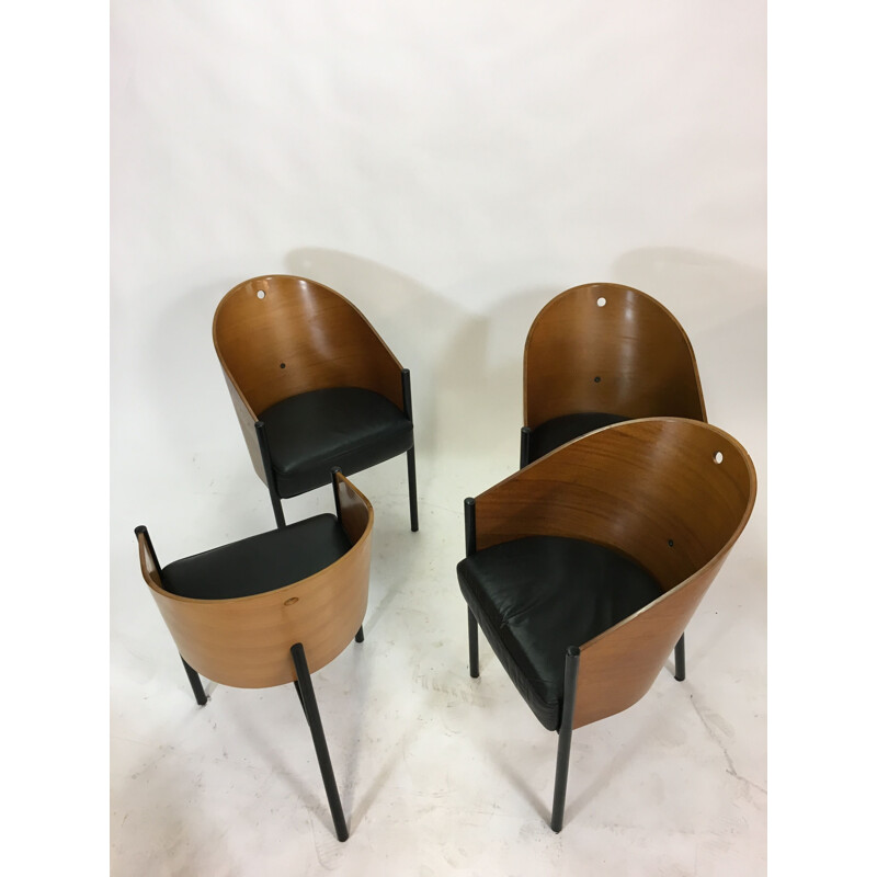 Suite de 4 chaises Costes par Philippe Starck pour Driade