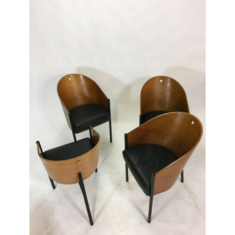 Vintage set of 4 chairs Costes by Philippe Starck for Driade