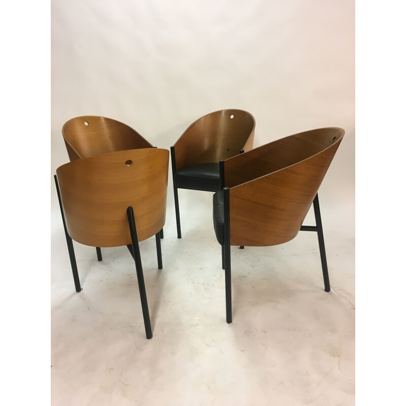 Suite de 4 chaises Costes par Philippe Starck pour Driade