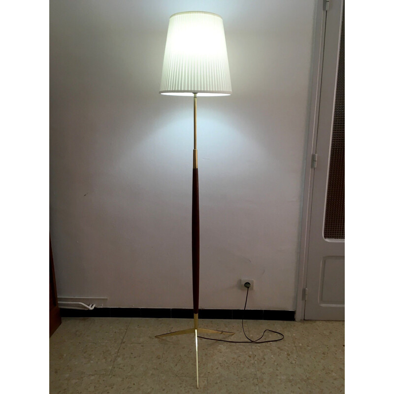 Vintage Scandinavian Floor lamp tripod  1950