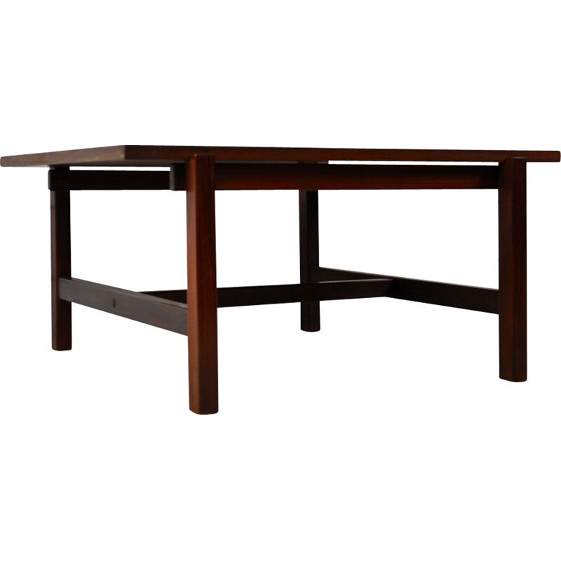 Reversible Vintage cofee table in teak & formica by Pastoe