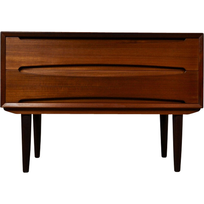 Small Vintage chest of drawers in teak 1960