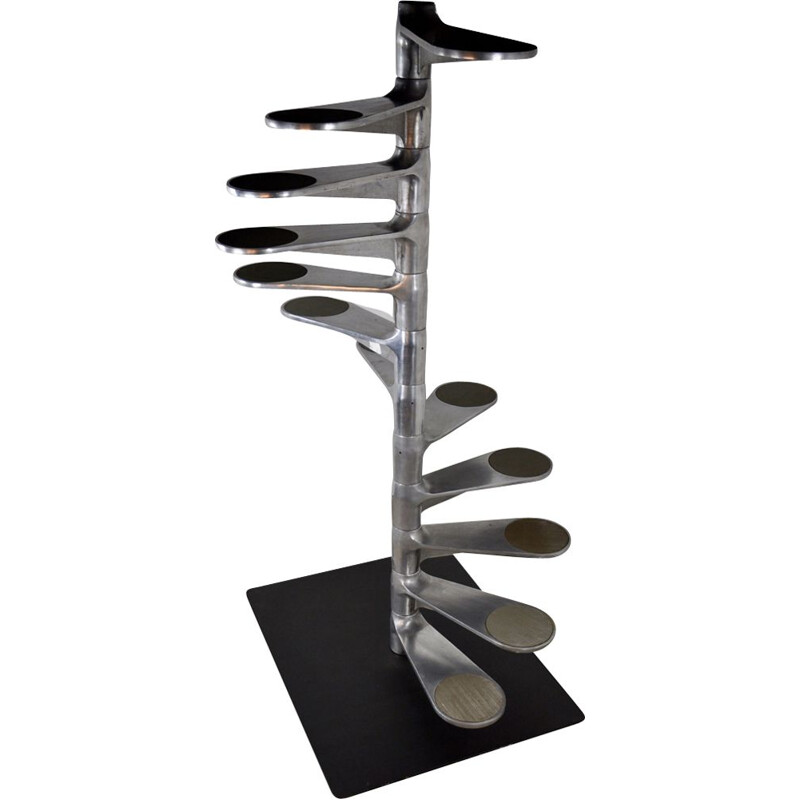 Vintage helicoidal staircase by Roger Tallon for Gallery Lacloche 1980